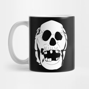 Hear No Evil Skull Mug